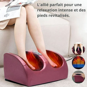 Appareil de massage pieds ThermaRelax, relaxation chauffante