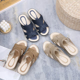 Sandalias de cuña ligeras para mujer