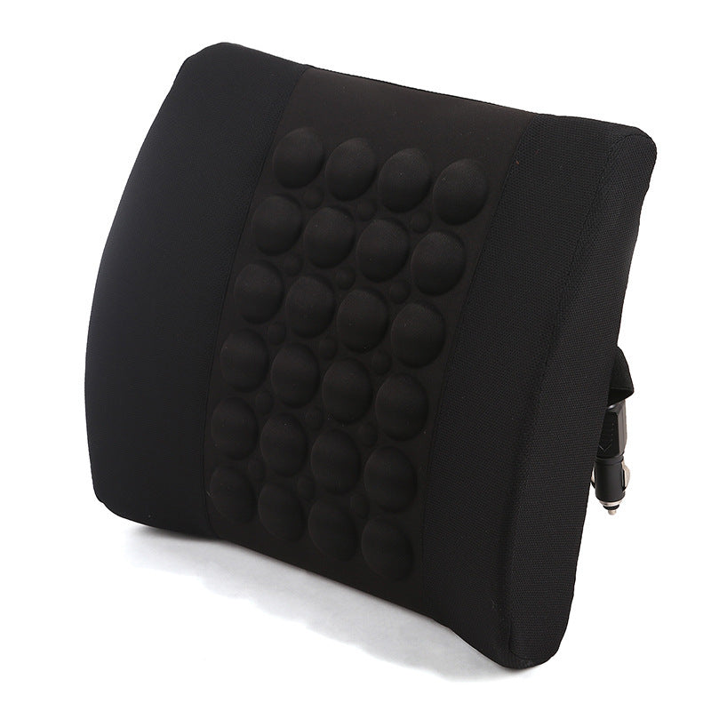 Electric lumbar massage cushion