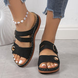 Orthopedic sandals with comfortable soles