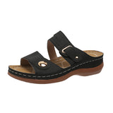 Orthopedic sandals with comfortable soles
