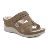 Sandalias de cuña ligeras para mujer