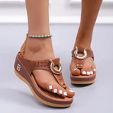 Sandalias ortopédicas elegantes con cuña