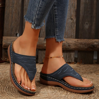 Tongs Orthopédiques femme semelles compensées
