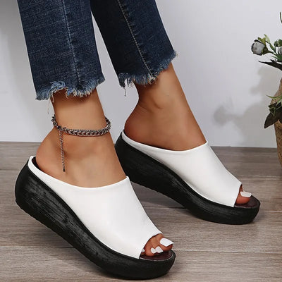 Sandalias de cuña ortopédicas para mujer para una comodidad absoluta.