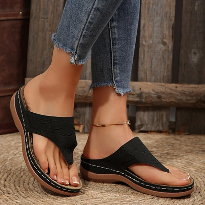 Tongs Orthopédiques femme semelles compensées