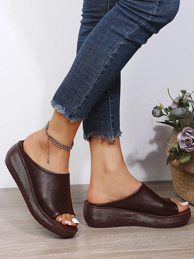 Sandalias de cuña ortopédicas para mujer para una comodidad absoluta.