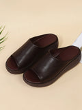 Sandalias de cuña ortopédicas para mujer para una comodidad absoluta.