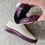 Chaussures orthopédiques en similicuir pour femme, élégantes et confortables