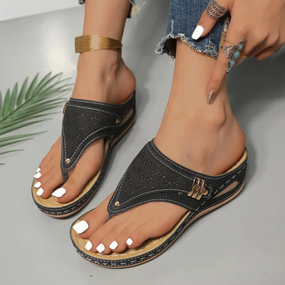 Sandales  compensées Orthopédiques pour Femme – chic et Confort Absolu