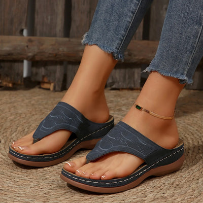 Tongs Orthopédiques femme semelles compensées