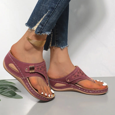 Sandales  compensées Orthopédiques pour Femme – chic et Confort Absolu