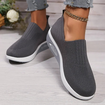 Baskets orthopédiques confortables femme