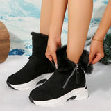 Bottines orthopédiques chaudes en cuir pour femme – Confort et style hivernal