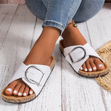 Sandales orthopédiques femme similicuir confort& maintien été