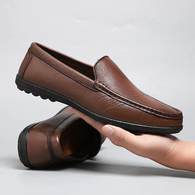 Mocassins orthopédiques en similicuir pour homme, confort et élégance