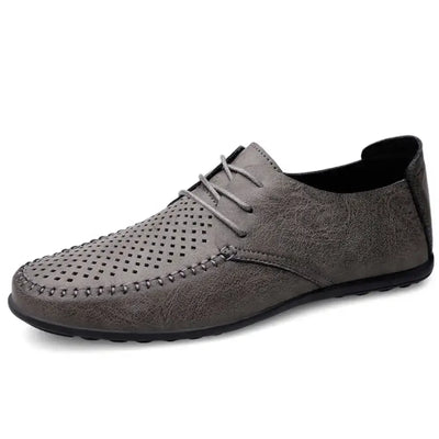 Chaussures orthopédiques Homme Similicuir Noir – Respirantes & Élégantes | Style Décontracté Chic