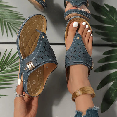 Sandales  compensées Orthopédiques pour Femme – chic et Confort Absolu
