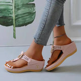 Sandalias ortopédicas elegantes con cuña