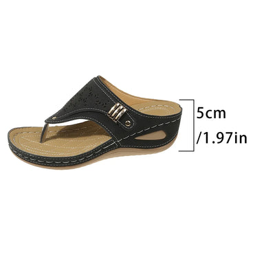 Sandales  compensées Orthopédiques pour Femme – chic et Confort Absolu
