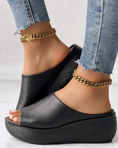 Sandalias de cuña ortopédicas para mujer para una comodidad absoluta.