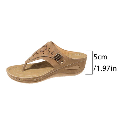 Sandales  compensées Orthopédiques pour Femme – chic et Confort Absolu