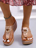 Sandalias ortopédicas elegantes con cuña