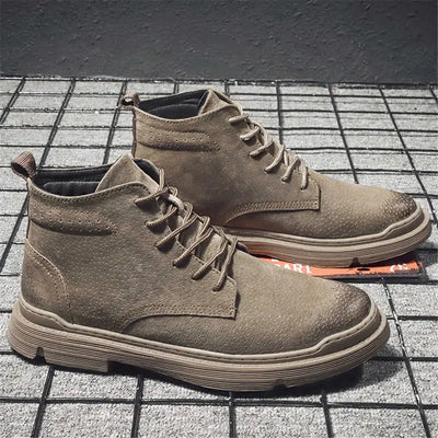 Chaussures Montantes Homme en Suédine – Style Décontracté & Semelle Antidérapante