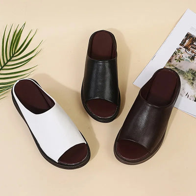 Sandalias de cuña ortopédicas para mujer para una comodidad absoluta.