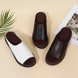 Sandalias de cuña ortopédicas para mujer para una comodidad absoluta.