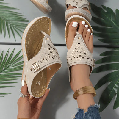 Sandales  compensées Orthopédiques pour Femme – chic et Confort Absolu