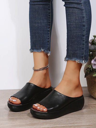 Sandalias de cuña ortopédicas para mujer para una comodidad absoluta.