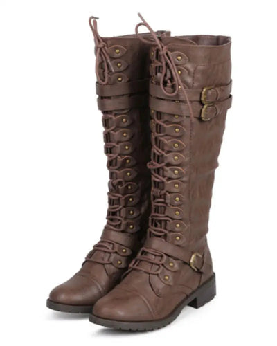 Bottes orthopédique Hautes Femme Similicuir