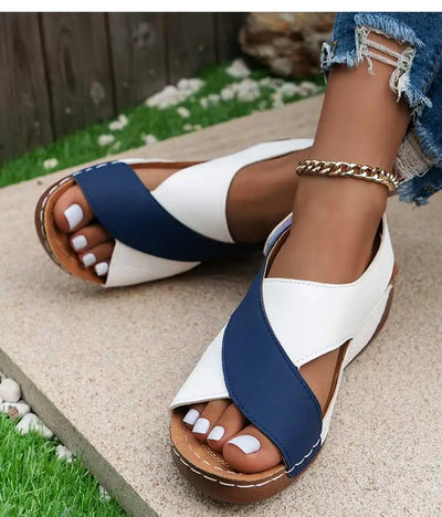 Sandalias ortopédicas de cuña para mujer – OrthopediePro