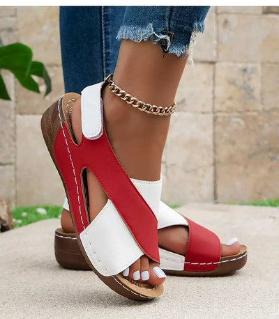 Sandalias ortopédicas de cuña para mujer – OrthopediePro