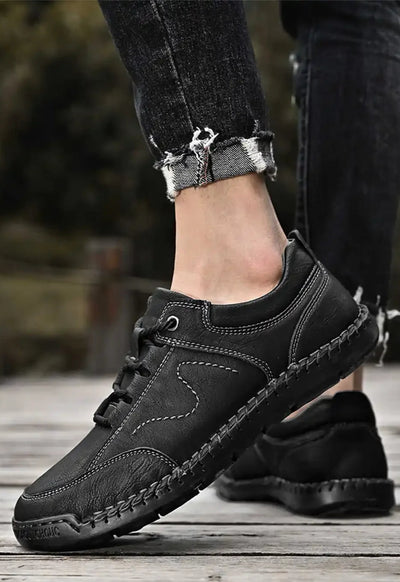 Chaussures orthopédiques en similicuir pour homme, confort et soutien