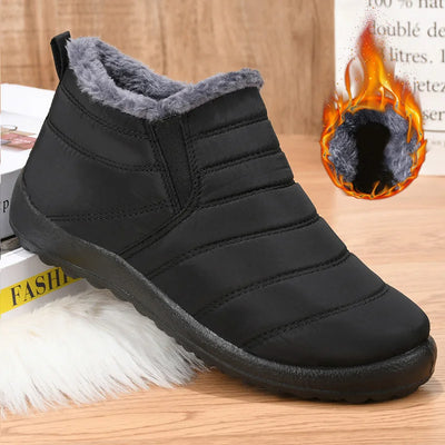 Bottines  orthopédiques Hiver  – Chaudes, Antidérapantes & Ultra Confortables | Doublure Fourrure