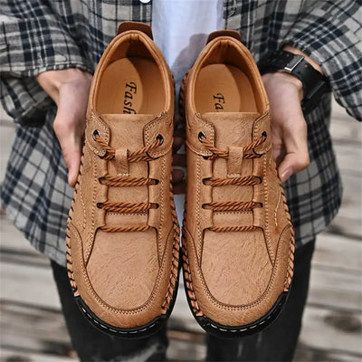 Chaussures orthopédiques en similicuir pour homme, confort et soutien
