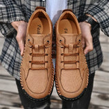 Chaussures orthopédiques en similicuir pour homme, confort et soutien