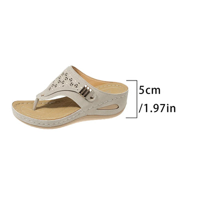Sandales  compensées Orthopédiques pour Femme – chic et Confort Absolu