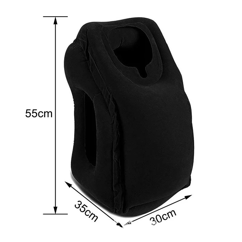 Coussin de voyage orthopédique offrant un excellent soutien cervical.