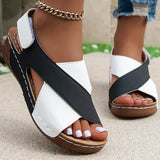 Sandalias ortopédicas de cuña para mujer – OrthopediePro