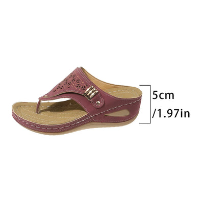 Sandales  compensées Orthopédiques pour Femme – chic et Confort Absolu