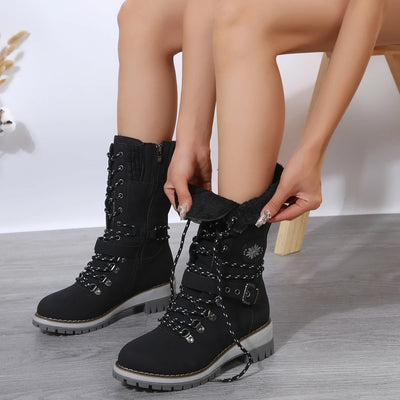 Chaussures de confort avec doublure en fourrure pour pieds sensibles

