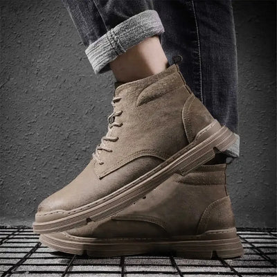 Chaussures Montantes Homme en Suédine – Style Décontracté & Semelle Antidérapante
