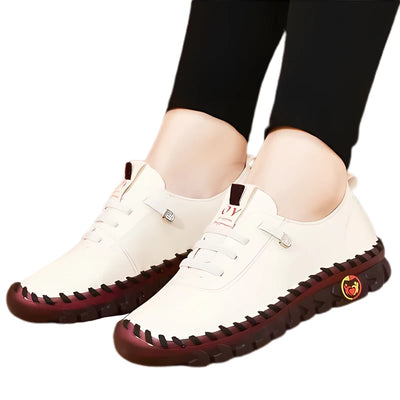 Chaussures orthopédiques en similicuir pour femme, élégantes et confortables