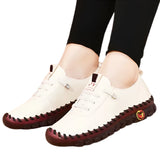 Chaussures orthopédiques en similicuir pour femme, élégantes et confortables