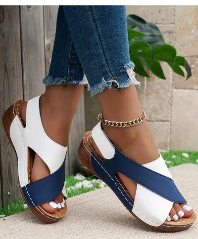 Sandalias ortopédicas de cuña para mujer – OrthopediePro