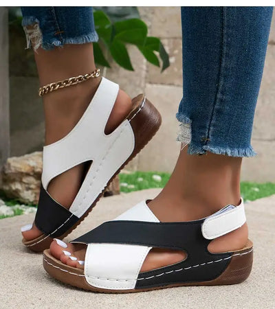 Sandalias ortopédicas de cuña para mujer – OrthopediePro