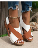 Sandalias ortopédicas de cuña para mujer – OrthopediePro